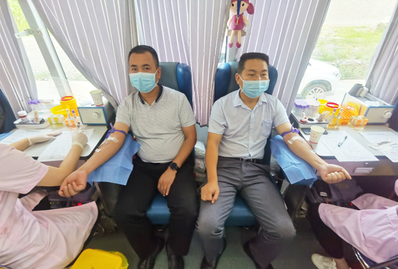 旬陽縣紅軍鎮(zhèn)開展“學(xué)黨史、辦實事”愛心獻血 活動